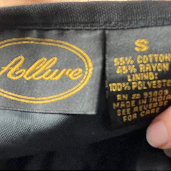 Vintage Allure | 80s 90s Unique Art to Wear Jacket Blue Multi Colored Patches S - Picture 5 of 5